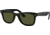 Ray-Ban WAYFARER RB4340 Sunglasses 601/58-50 - Black Frame, Green Polarized Lenses