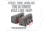 Real Avid Smart Jaws Tube-fit Sleeves, Grey, Red, Medium, AVSFJPF