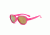 Real Kids Shades Girl's Unbreakable Sky Sunglasses, Neon Pink Frame with Pink Mirror Lens, Kid 4SKYNPK