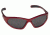Real Kids Shades 8 - 12 Years Glide Sunglasses - Red Shiny Metallic 812GLIDERED