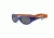 Real Kids Shades Navy/Orange Double Injection Flex Fit Removable Band Frame with PC Smoke Lens 4+, Boys 4EXPNVOR