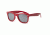 Real Kids Shades Red Square Frame/ Red Temples Polycarbonate Frame with Silver Mirror Lens 10+, Unisex 10SWGRDRD