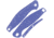 Real Steel E771 G10 Handle Set Blue, G10, Blue, Two Handle SlABS And Backspacer, Blue, 1124-BL
