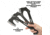 Reapr Chuk 3 Piece Throwing Axe Set, Stonewashed Stainless, 11023