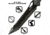 Reapr TAC Javelin Serrated Spear, 8in, Stainless Steel, Black Oxide, 11022