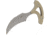 Reapr Tac Talon Fixed Blade Knife, 3in, 420 Stainless Steel, Talon Blade, Black / Desert Tan, 11041