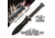 Reapr Versa Hori Hori Fixed Blade Knife, 6.5in, 420 Stainless Steel, Black Powdercoated, 11017