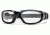 Rec Specs MX-21 Protective Eyewear Chrome Frame,Clear Lens, Unisex MX-21LCHR4817C