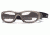 Rec Specs MX-21 Protective Eyewear Metallic Light Brown Frame,Clear Lens, Unisex MX-21MEBR4817C