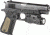 Recover Tactical 1911 Grips with Integrated Rail Adapter and Changeable Panels, Black w/ FDE &amp; Black, CC3P-0102