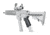Recover Tactical PG9 P-IX &amp; AR9 Grip w/ Integral Mag Holder, Black, PG9-01