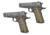 Recover Tactical Rubber Grip Wrap Set, RG11 T-REX/RG15 Plain, 1911, Tan RG1115ST