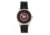 Reign Lafleur Automatic Leather-Band Watch w/ Date, Silver/Red, One Size, REIRN5405