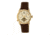 Mens Canmore Watch,44mm,White Dial,Gold Bezel,Brown Leather Strap