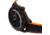 Reign Reign Elijah Automatic Rubber Inlaid Leather-Band Watch W/Date, Black/Orange, One Size, REIRN6505