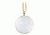 Reizen 4x50mm Golden Pendant Magnifier Loupe, Gold R6602