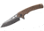 Remington Cutlery EDC Coping Folder, 4in, G10 Tan Handle/Stone Washed, 15664