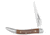 Remington Cutlery Woodland Toothpick Folding Knife, 2.75in Closed Length, Stainless Steel Blade, Wood Handle, 15659
