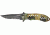 Remington Medium FAST Fold Knife, 440 stainless partially serrated clip point black , MossyOak Obsession R19068
