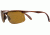 Reptile Sun Racerunner Sunglasses, Beer Brown Frame, Titanium Gold/Poly Lens, Polarized, RACGBE