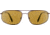 Reptile Sun Rattler Sunglasses, Espresso Frame, Titanium Gold/Glass Lens, Polarized, RATGOL