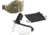 Revision Cobra Visor System With Microfiber Storage Pouch, Black, Small 4-0505-5022