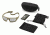 Revision Unisex Shadowstrike Ballistic Sunglass Basic, Tan, w/ Polarized Lens 4-0750-0008