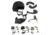 Revision Viper P2 Helmet, System w/ILR, 1NVG, MSS, Black, Foliage Green, Olive Green, Tan