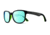 Revo Kash Single Vision Prescription Sunglasses, Black/Green/Blue Frame, Polarized, RE 1028 01 BLSV