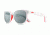 Revo Kash Single Vision Prescription Sunglasses, White/Coral/Grey Frame, Polarized, RE 1028 09 GYSV