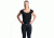 Ridge Outdoors Packin' Tee Women's Black Concealment Shirt, Black, Large, 421-L