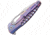 Rike Knife Thor 5 Framelock Knife, 3.75in Bead Blast Bohler M390 SS Drop Point, Purple Anodized Titanium Handle, THOR5-PB