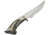 Rite Edge Hunter Knife, 6.5 mirror finish stainless clip point blade, Elk stag handle with turquoise inlay, RU-EKB3