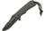 Rite Edge Linerlock Stonewashed A/O Folding Knife,3.5in,Stainless Steel,Standard Edge,Black,Black and Gray,Aluminum Handle CN300360SW