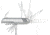 Rite Edge Swiss Army Style Folder Knife, Brushed stainless handle CN212833