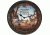 River's Edge 15in. Diameter Metal Clock, Welcome Deer 195116