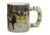 River's Edge Deluxe Mug Wolf Scene, White 86998