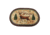 Rivers Edge Braided Rug 26-inch Oval, Deer, 2521