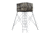 Rivers Edge Treestands Outpost 2-Man Tower, Rivers Edge Grey, 10 ft, RE400
