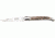 Robert David Laguiole 4 5/8in. Folder Knife, stainless clip blade, Stag handle RD91812