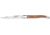 Robert David Languiole. Folder Knife, stainless clip blade, Snakewood handle RD090612