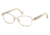 Roberto Cavalli RC5002 Eyeglass Frames - Shiny Rose Gold Frame Color