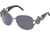 08A: Roberto Cavalli Aquamarina Rx Sunglasses, Black Gray Frame
