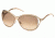 Roberto Cavalli Pirite Sunglasses Rose Gold Frame, Gradient Brown Lenses 30G