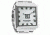 Rockwell Time 50mm2 Silver Case/White  Dial Mens Watch FS101