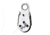 Ronstan Dinghy Wire Block - Ferrule Top w/Removable Sheave - 25mm 1&quot; Sheave Diameter 55037