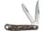 Roper Knives Peanut Jigged Folding Knife,Standard Edge,Clip and Spey,Brown,Bone Handle RP0006CBB