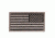 Rothco American Flag Patch - Hook Back, Black-Khaki, Bulk Packaging, 17787-BlackKhaki-Reverse-BulkPackaging