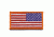 Rothco American Flag Patch - Hook Back, Red White Blue with Yellow Border, Bulk Packaging, 17778-RedWhiteBluewithYellowBorder-Reverse-BulkPackaging