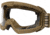 Rothco ANSI Ballistic OTG Goggle System, Interchangeable Smoke/Clear/Yellow Lenses, Coyote Brown Frame, 10738-CoyoteBrown